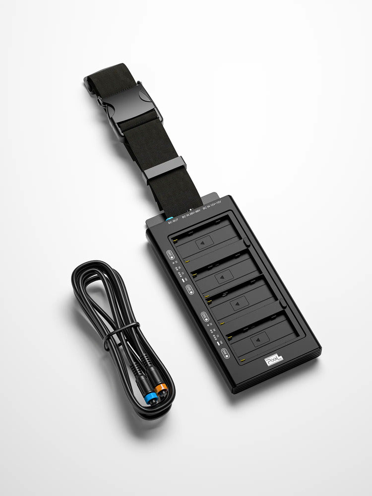 Pixel 4-Bay Sony NP-F Battery Charger HC4