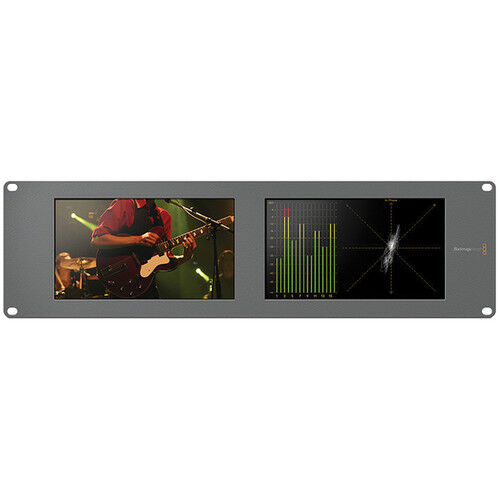 Blackmagic Design SmartScope Duo 4K Rack-Mounted Dual 6G-SDI Monitors image 1