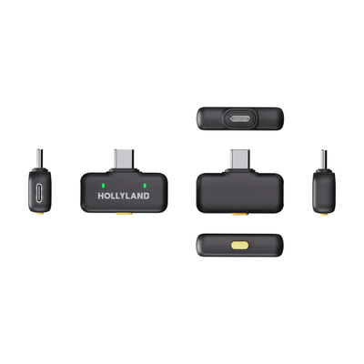 Hollyland Lark A2 Solo Wireless Microphone (Space Gray, USB-C RX)