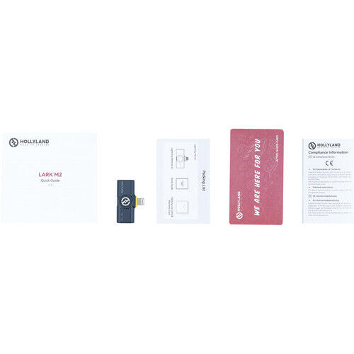 Hollyland LARK M2 Wireless Receiver with Lightning Connector for iOS Devices (2.4 GHz, Shine Charcoal) image 2