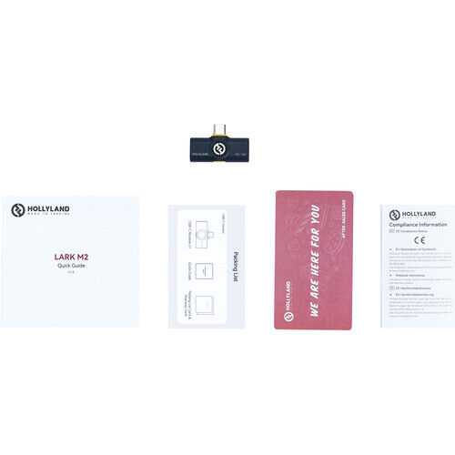 Hollyland LARK M2 Wireless Receiver with USB-C Connector for Mobile Devices (2.4 GHz, Shine Charcoal) image 2