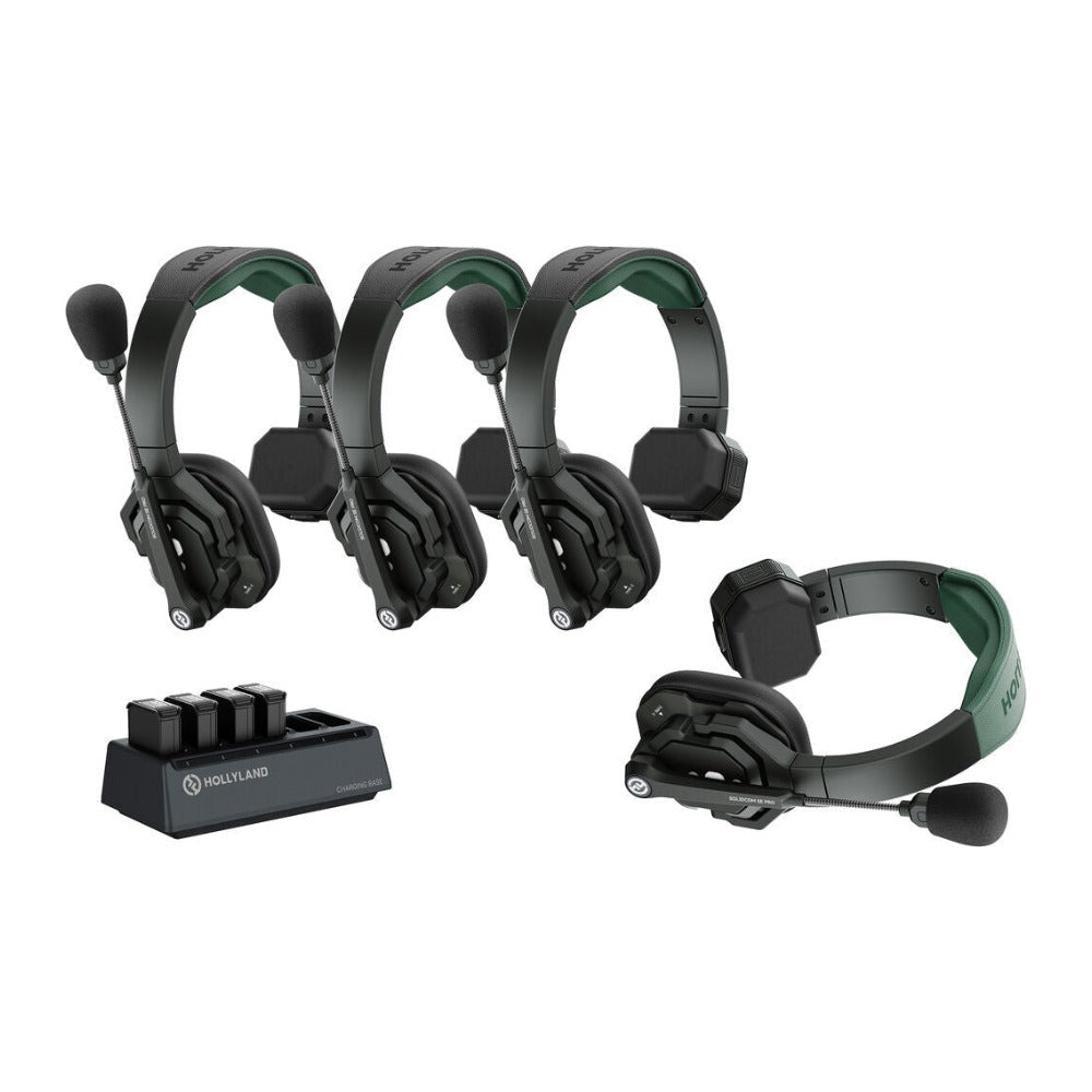 Hollyland Solidcom SE Pro 1.9GHz Wireless Intercom Kit with 4 Headsets image 1