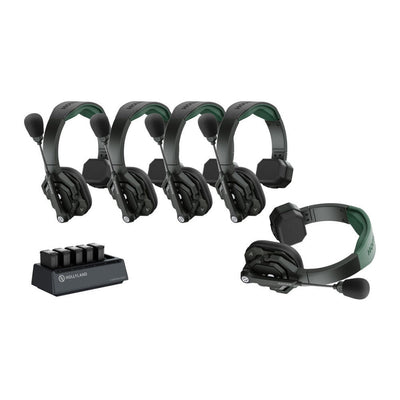 Hollyland Solidcom SE Pro 1.9GHz Wireless Intercom Kit with 5 Headsets image 1