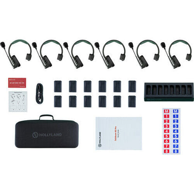 Hollyland Solidcom SE Pro 1.9GHz Wireless Intercom Kit with 6 Headsets image 2