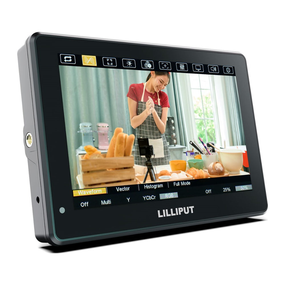 Lilliput HT7S 7" 4K IPS Monitor with 2000 nits Brightness and LANC Camera Control