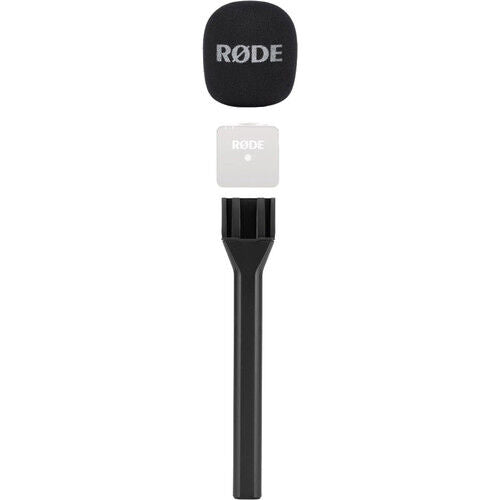 RODE Interview GO Handheld Mic Adapter for Wireless Clip-On Transmitter (Black)