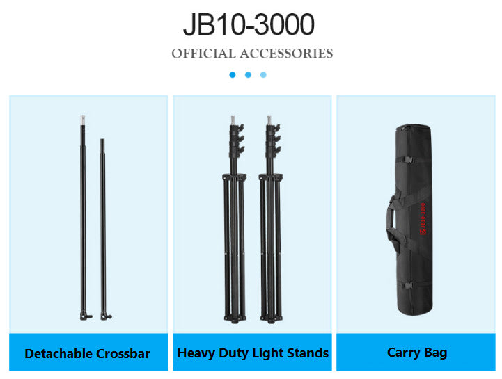 Jinbei Portable Background Support Kit 300 x 300cm
