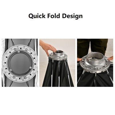 Jinbei 120cm QuickFold Octagonal Softbox with Grid