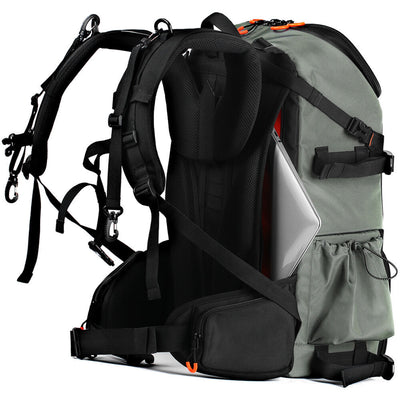 KF Concept Pro DSLR Camera and Laptop Backpack 33L with Shoulder Bag