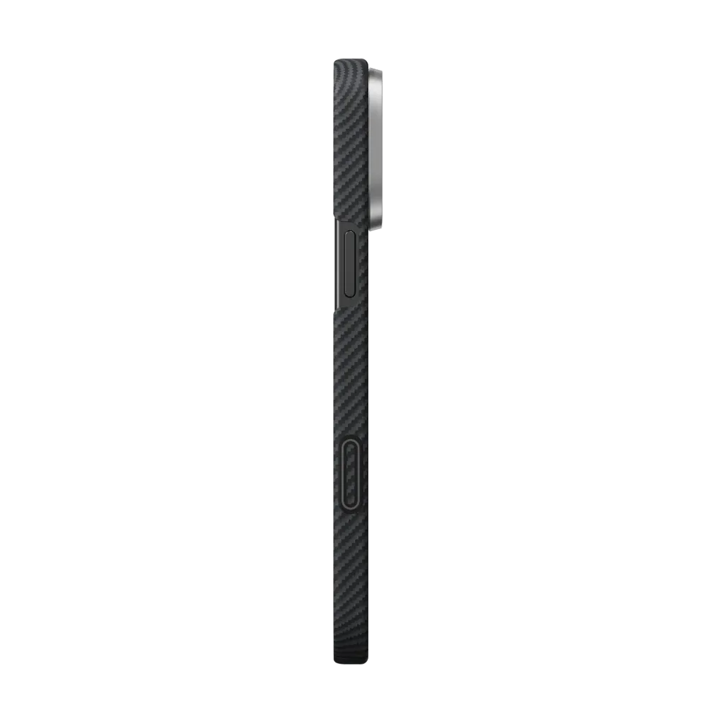 PITAKA Aramid Fibre Ultra-Slim Case for iPhone15 Pro Max Black/Grey