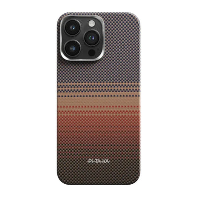 PITAKA Aramid Fibre Ultra-Slim Case for iPhone 15 Pro Sunset