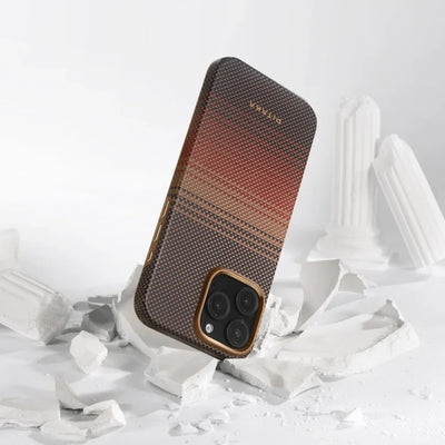 PITAKA Aramid Fibre UltraGuard Case for iPhone 16 Pro Max Sunset