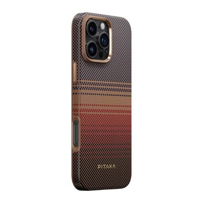 PITAKA Aramid Fibre UltraGuard Case for iPhone 16 Pro Max Sunset