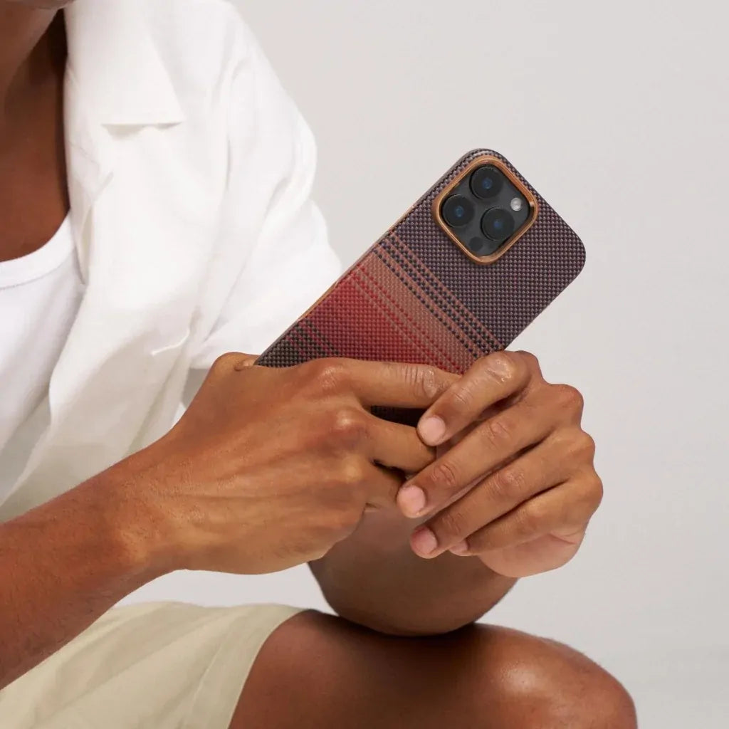 PITAKA Aramid Fibre UltraGuard Case for iPhone 16 Pro Max Sunset