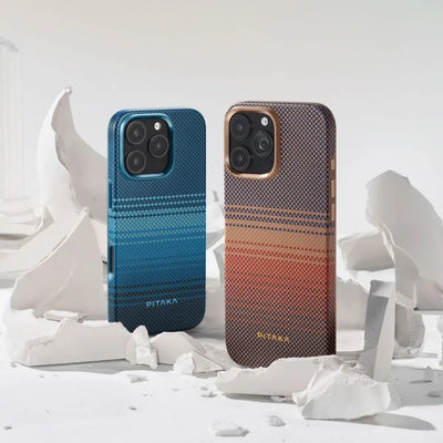 PITAKA Aramid Fibre UltraGuard Case for iPhone 16 Pro Max Sunset