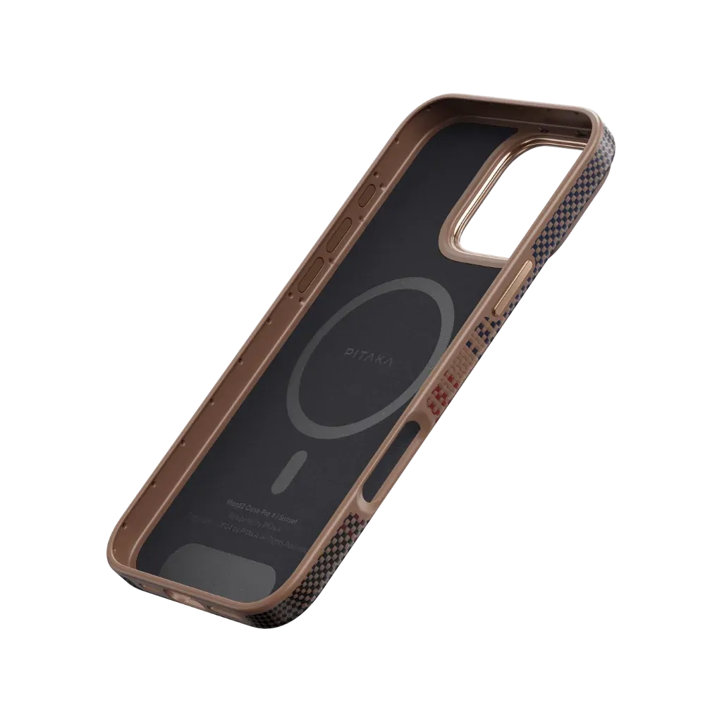 PITAKA Aramid Fibre UltraGuard Case for iPhone 16 Pro Max Sunset