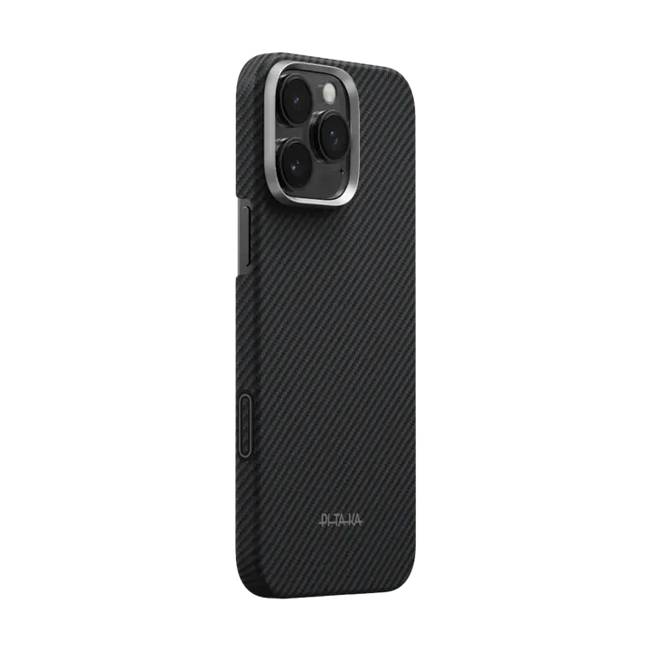 PITAKA Aramid Fibre Ultra-Slim Case for iPhone 16 Pro Max Black/Grey
