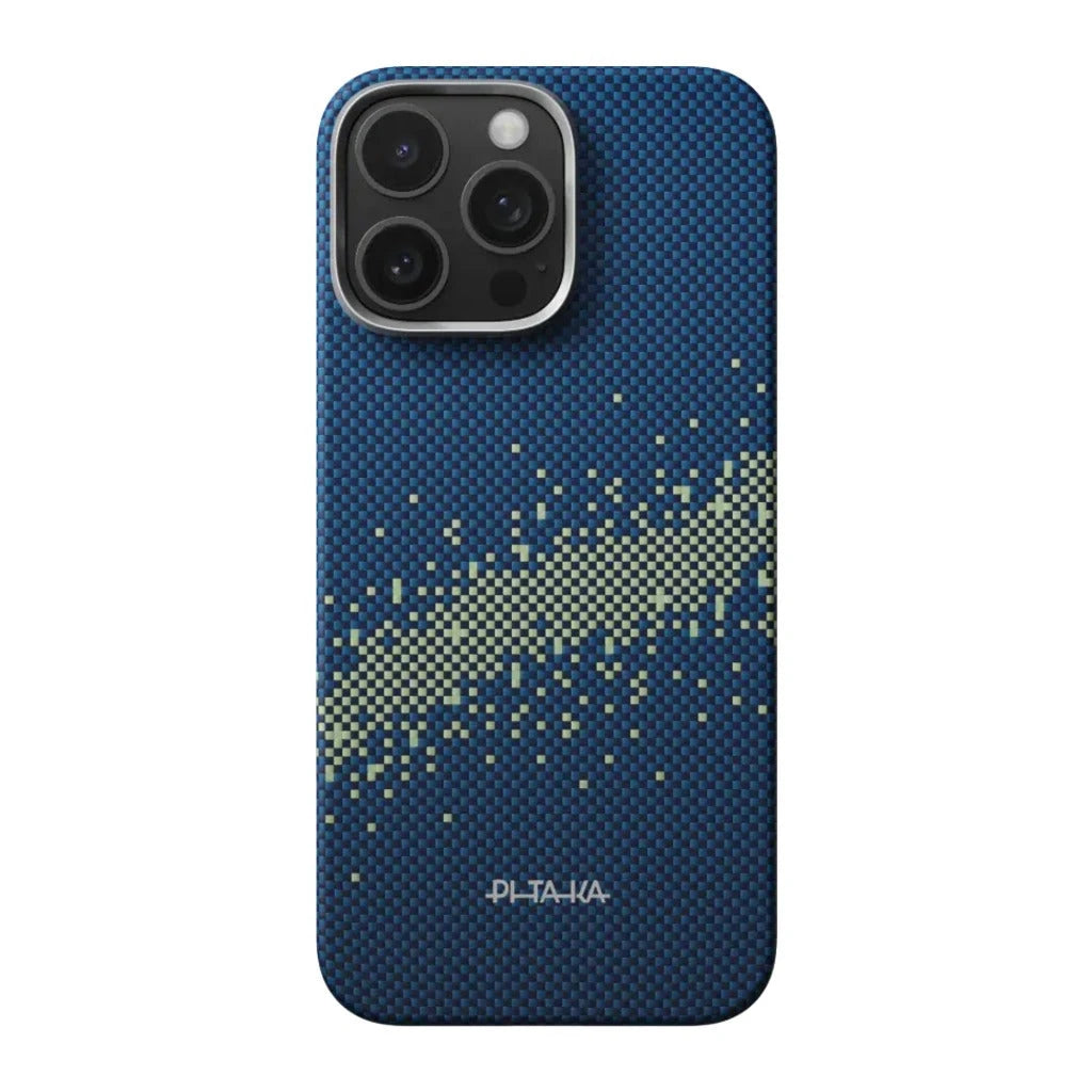 PITAKA Aramid Fibre Ultra-Slim Case for iPhone 16 Pro Max Milky Way Galaxy