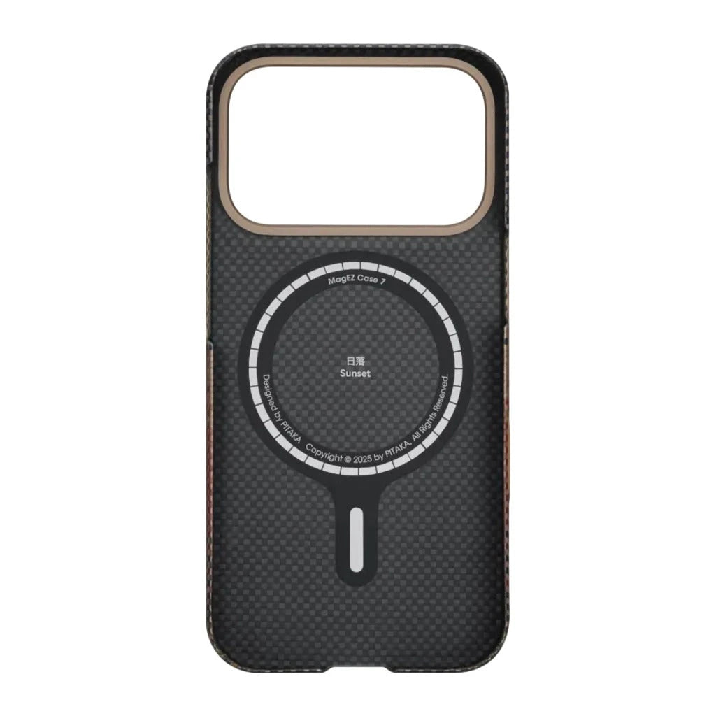 PITAKA Aramid Fibre Ultra-Slim Case For iPhone 17 Pro Max Sunset