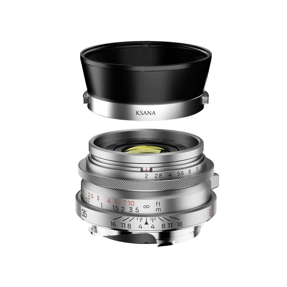 Thypoch Ksana 35mm f/2 ASPH Lens (Leica M, Silver)