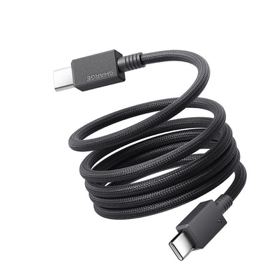 Sharge 240W Magnetic USB-C Cable Black