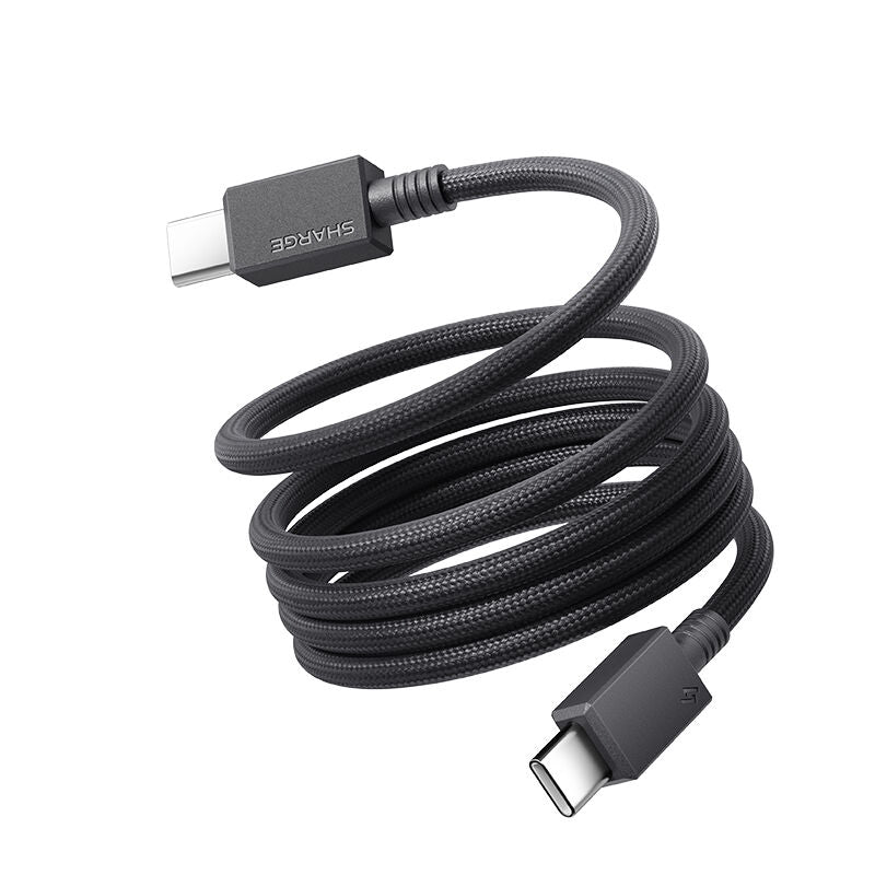 Sharge 240W Magnetic USB-C Cable Black