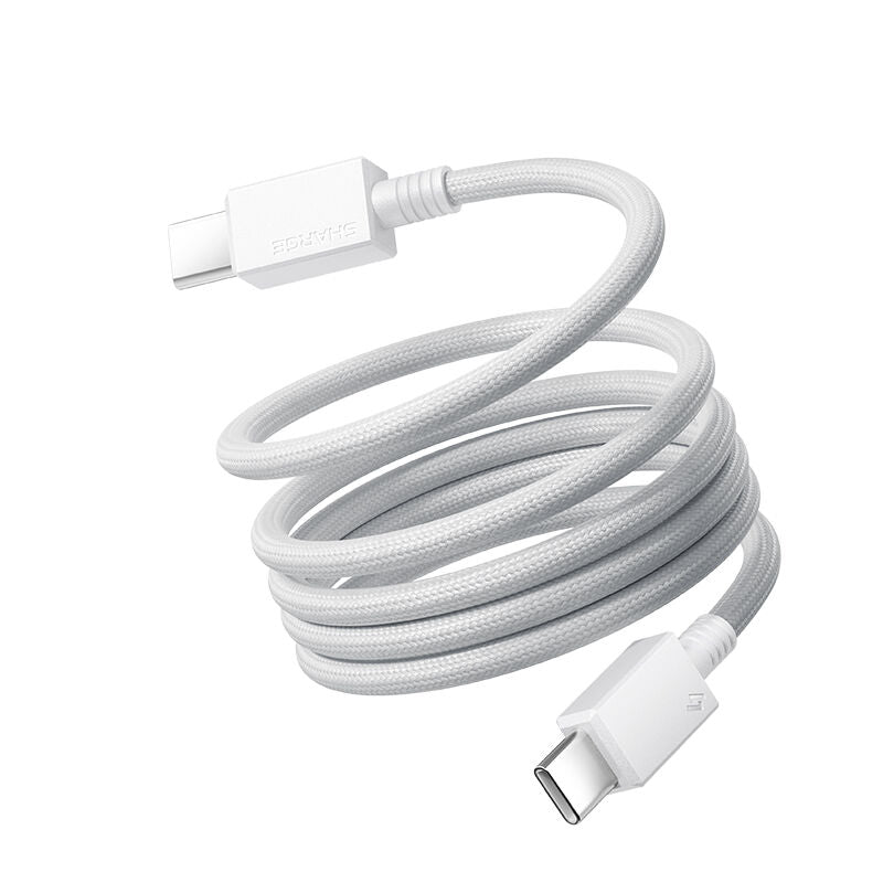 Sharge 240W Magnetic USB-C Cable White