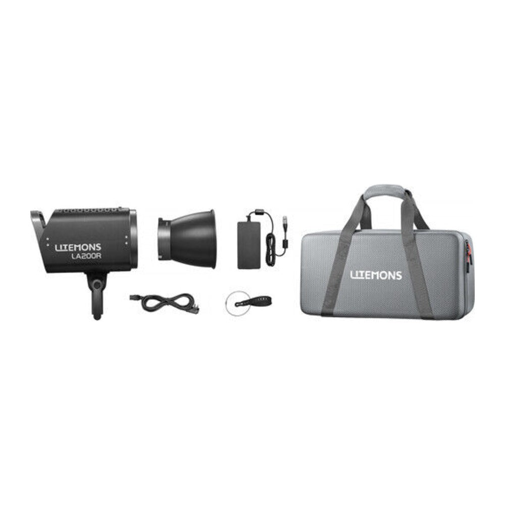 Godox Litemons LA200R RGB LED Monolight (Black, Travel Kit) image 1
