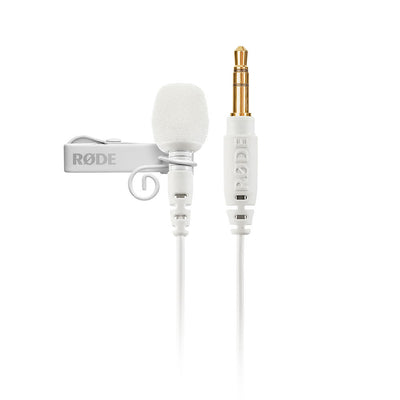 RODE Lavalier GO Omnidirectional Lavalier Microphone for Wireless GO Systems (White)