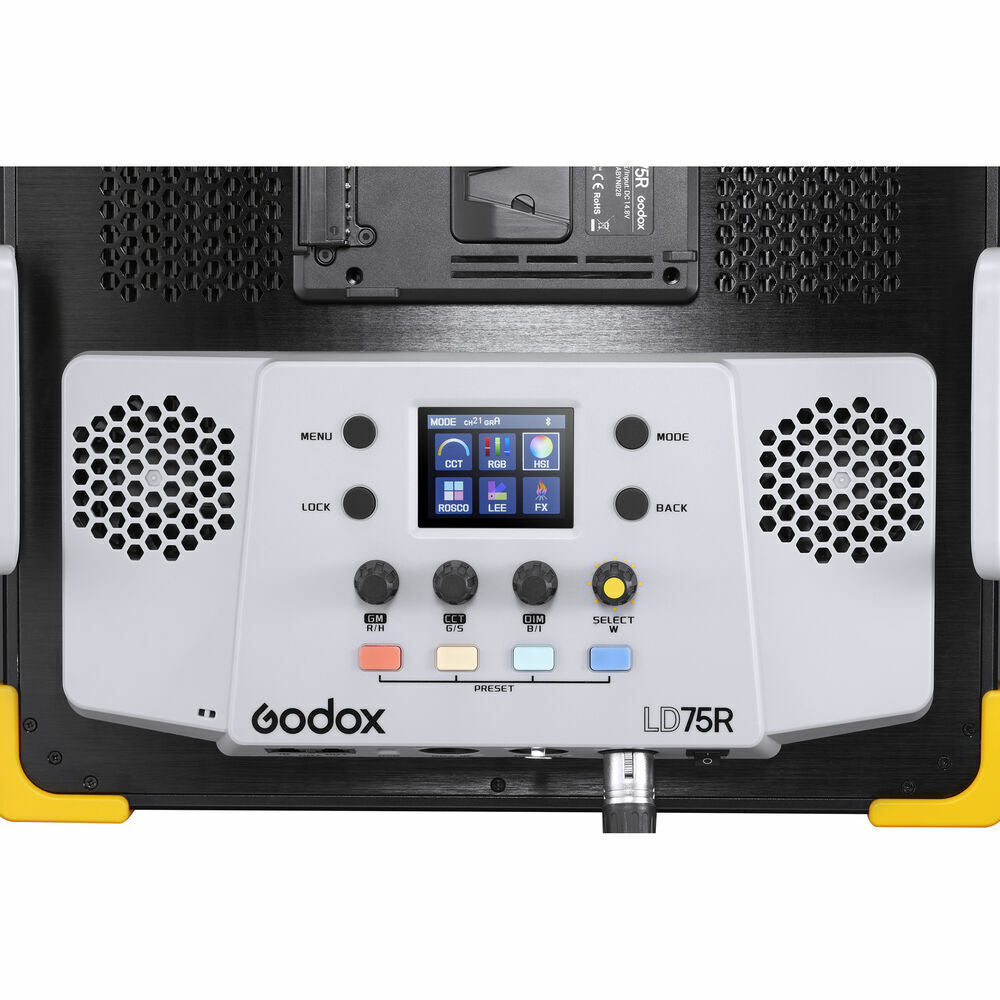 Godox LD75R 75W RGB Panel Light Inc Barndoors image 4