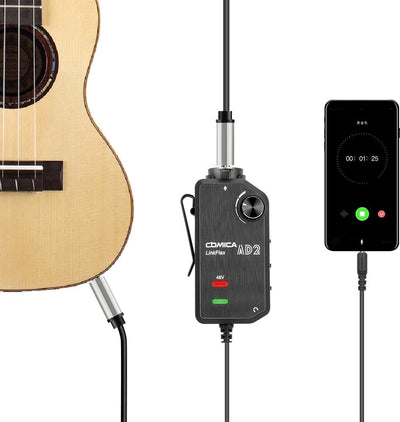 Comica LinkFlex-AD2 Single-Channel Microphone and Guitar Interface