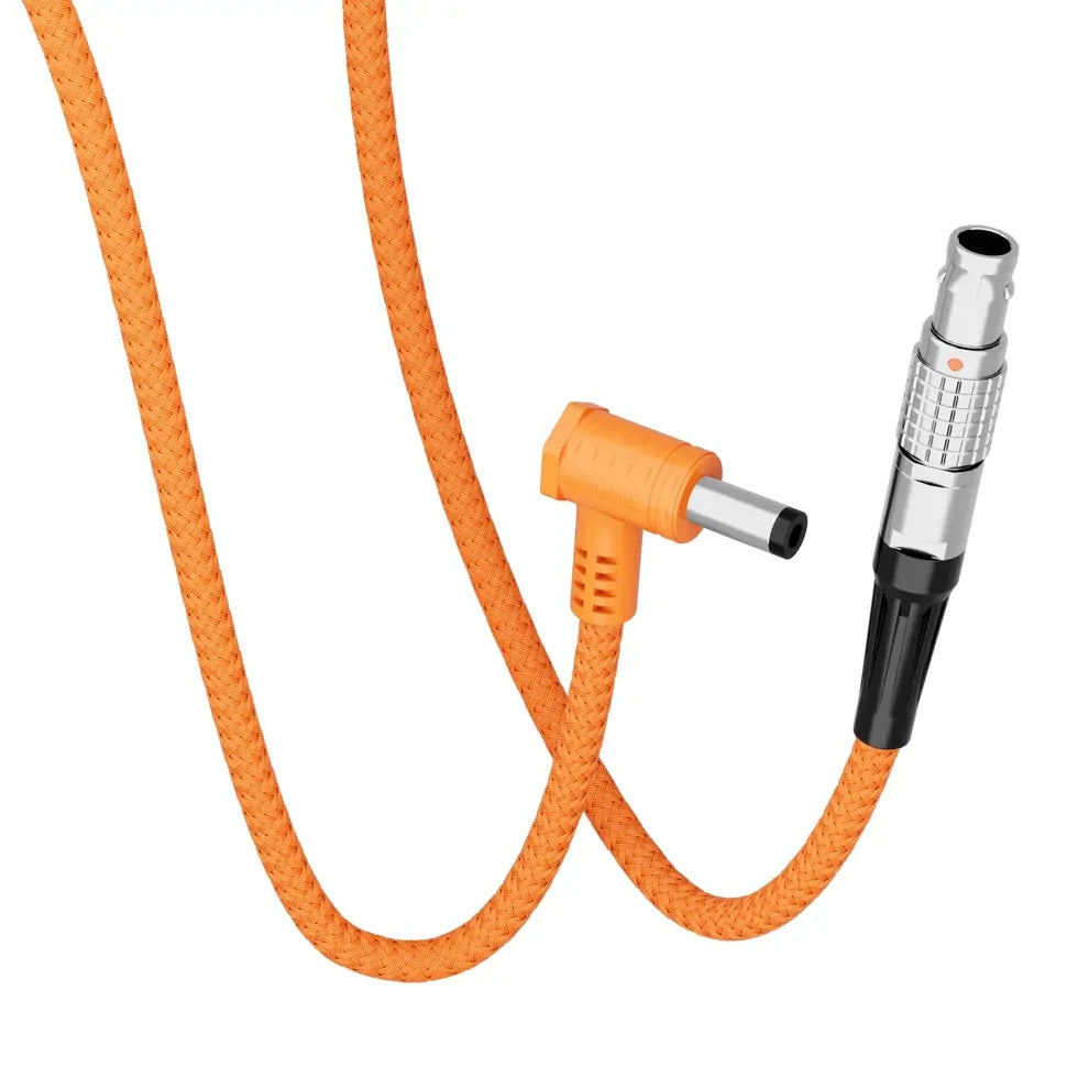 ZGCine LEMO Straight 2-Pin to DC 5.5x2.5 Power Braided Cable
