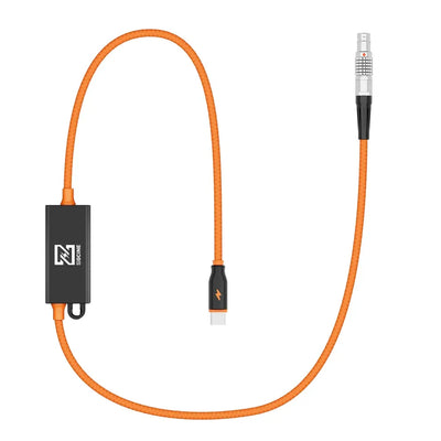 ZGCine LEMO Straight 2-Pin to USB-C PD Power Braided Cable
