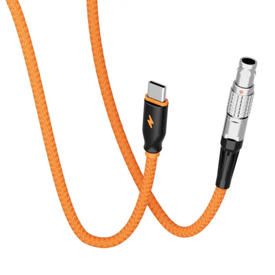 ZGCine LEMO Straight 2-Pin to USB-C PD 12V Power Braided Cable