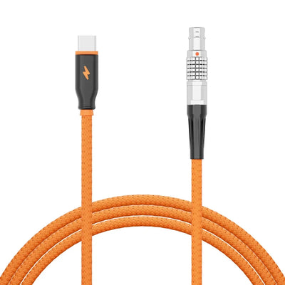 ZGCine LEMO Straight 2-Pin to USB-C PD 12V Power Braided Cable