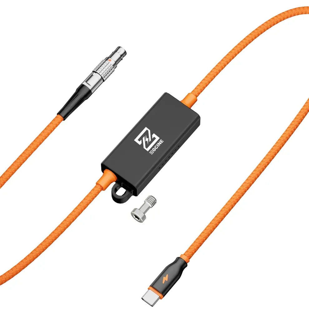 ZGCine LEMO Straight 2-Pin to USB-C PD Power Braided Cable