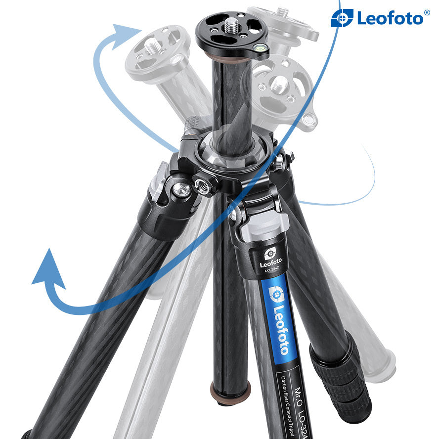 Leofoto Carbon Fibre Tripod With Build-in Ball Joint LO324+LH40