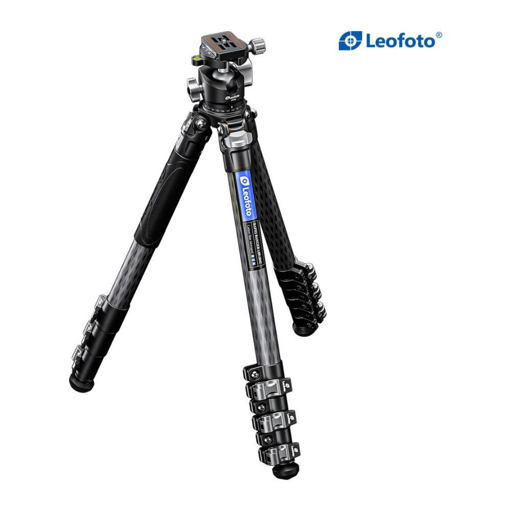 Leofoto LSR-284C+LH30 Ranger Series Carbon Fibre Tripod Kit with Flip Lock
