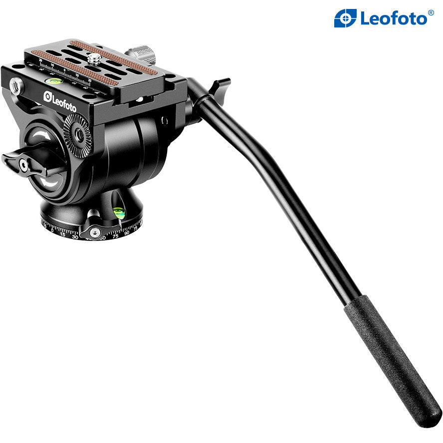 Leofoto Manba Series LV-284C+BV5 Carbon Fiber Video Tripod Kit with Flip Lock