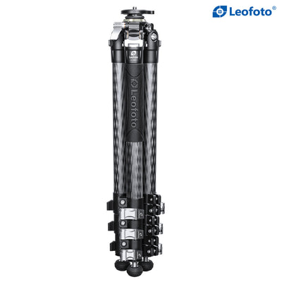 Leofoto Manba Series LV-284C Carbon Fiber Video Tripod with Flip Lock