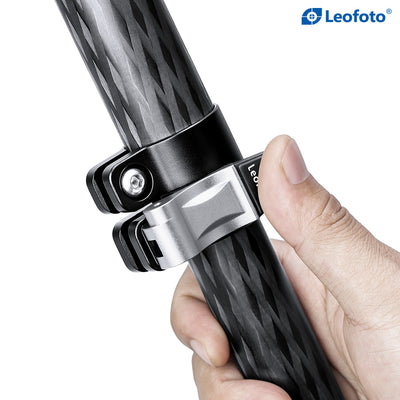 Leofoto Manba Series LV-324C Carbon Fiber Video Tripod with Flip Lock