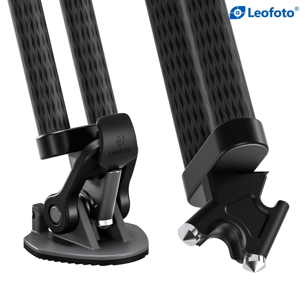Leofoto LVC-193C+BV-10 Carbon Fiber Twin Leg Video Tripod Kit
