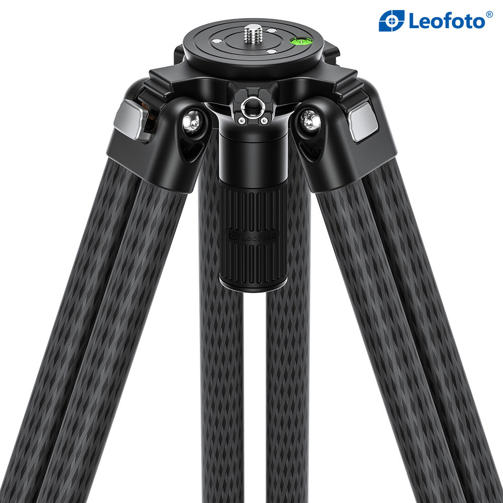 Leofoto LVC-193C+BV-10 Carbon Fiber Twin Leg Video Tripod Kit