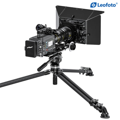 Leofoto LVC-253C+BV-15 Carbon Fiber Twin Leg Video Tripod Kit