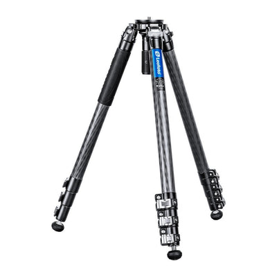 Leofoto Manba Series LVM-324C Carbon Fiber Video Tripod with Flip Lock