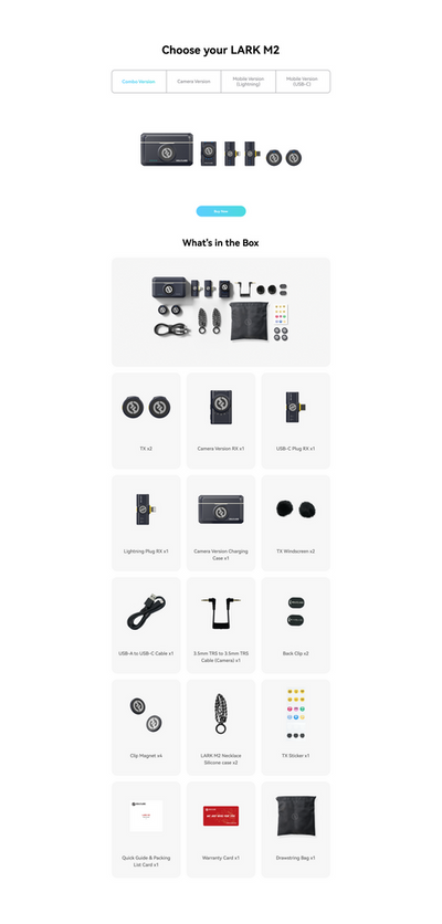 Hollyland Lark M2 Combo Kit for Camera, Android and Apple IOS image 11
