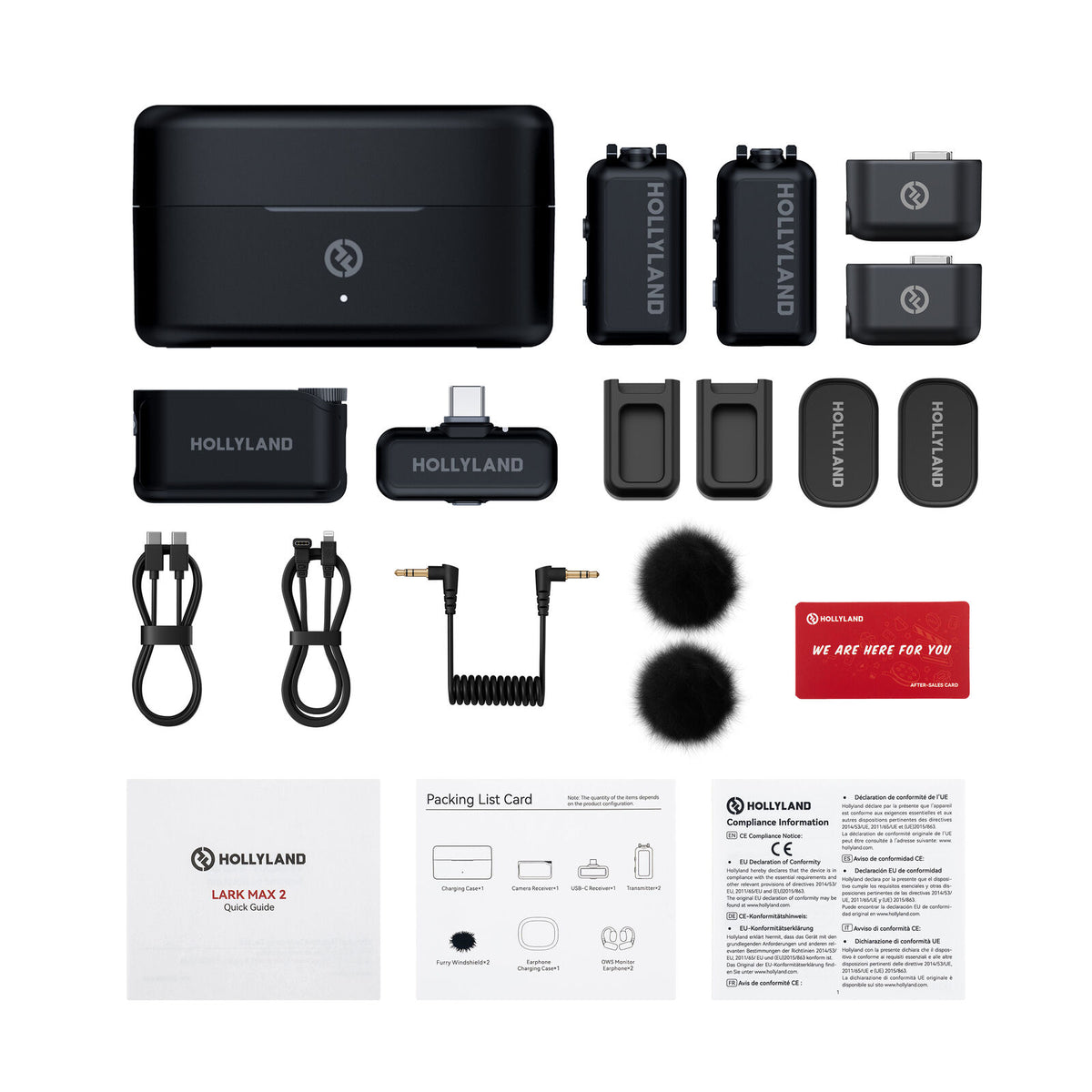 Hollyland Lark Max 2 Wireless Microphone Combo Kit for 2 Person image 6