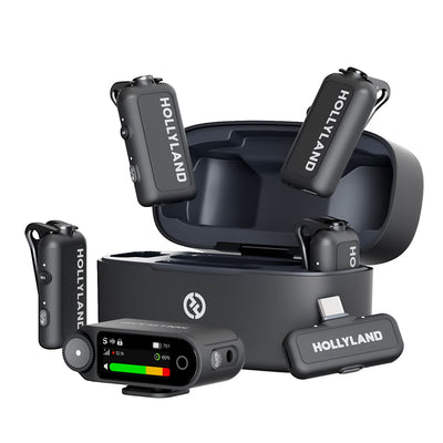 Hollyland Lark Max 2 Wireless Microphone Quad Combo Kit image 1