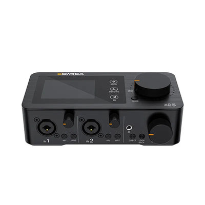 Comica Portable 4x4 Dual USB-C Audio Interface for Computer and Phone/Tablet
