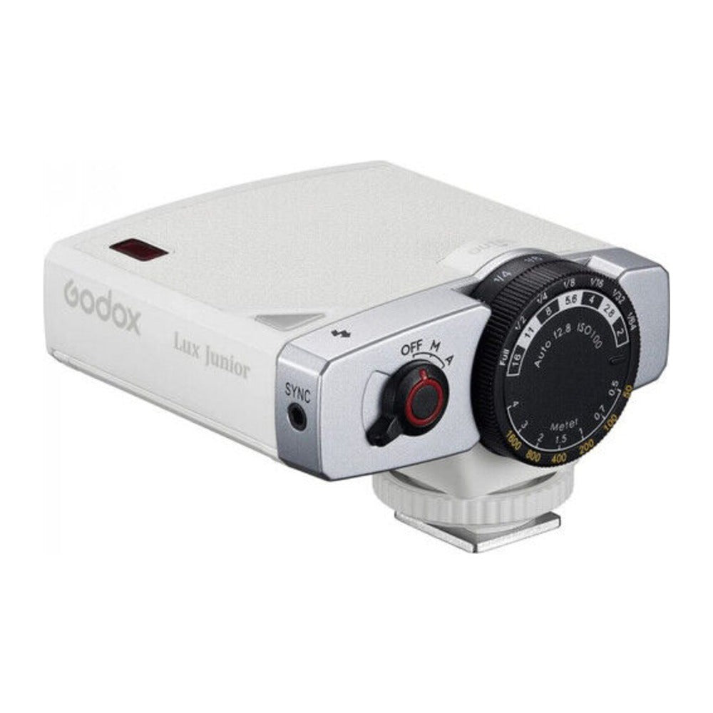 Godox Lux Junior Retro Camera Flash (White) image 1
